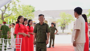 Lễ kỷ niệm 80 năm Ngày truyền thống Công an nhân dân Việt Nam (19/8/1945 - 19/8/2025) tại phường Hoài Nhơn Tây