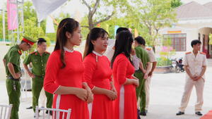 Lễ kỷ niệm 80 năm Ngày truyền thống Công an nhân dân Việt Nam (19/8/1945 - 19/8/2025) tại phường Hoài Nhơn Tây