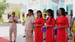 Lễ kỷ niệm 80 năm Ngày truyền thống Công an nhân dân Việt Nam (19/8/1945 - 19/8/2025) tại phường Hoài Nhơn Tây