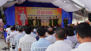 Lễ kỷ niệm 80 năm Ngày truyền thống Công an nhân dân Việt Nam (19/8/1945 - 19/8/2025) tại phường Hoài Nhơn Tây