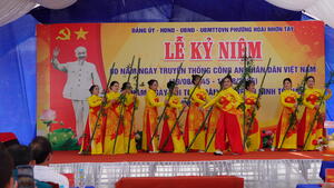 Lễ kỷ niệm 80 năm Ngày truyền thống Công an nhân dân Việt Nam (19/8/1945 - 19/8/2025) tại phường Hoài Nhơn Tây