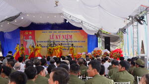 Lễ kỷ niệm 80 năm Ngày truyền thống Công an nhân dân Việt Nam (19/8/1945 - 19/8/2025) tại phường Hoài Nhơn Tây