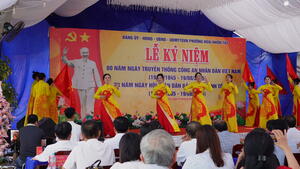 Lễ kỷ niệm 80 năm Ngày truyền thống Công an nhân dân Việt Nam (19/8/1945 - 19/8/2025) tại phường Hoài Nhơn Tây