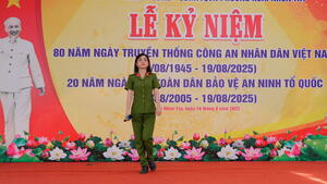 Lễ kỷ niệm 80 năm Ngày truyền thống Công an nhân dân Việt Nam (19/8/1945 - 19/8/2025) tại phường Hoài Nhơn Tây