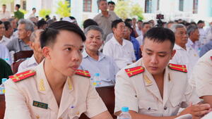 Lễ kỷ niệm 80 năm Ngày truyền thống Công an nhân dân Việt Nam (19/8/1945 - 19/8/2025) tại phường Hoài Nhơn Tây