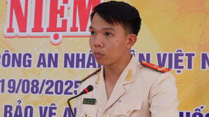 Lễ kỷ niệm 80 năm Ngày truyền thống Công an nhân dân Việt Nam (19/8/1945 - 19/8/2025) tại phường Hoài Nhơn Tây
