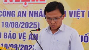 Lễ kỷ niệm 80 năm Ngày truyền thống Công an nhân dân Việt Nam (19/8/1945 - 19/8/2025) tại phường Hoài Nhơn Tây