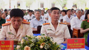 Lễ kỷ niệm 80 năm Ngày truyền thống Công an nhân dân Việt Nam (19/8/1945 - 19/8/2025) tại phường Hoài Nhơn Tây
