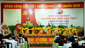 Đại hội Đại biểu Đảng bộ phường Hoài Nhơn Tây lần thứ I, nhiệm kỳ 2025 - 2030