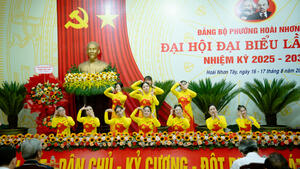 Đại hội Đại biểu Đảng bộ phường Hoài Nhơn Tây lần thứ I, nhiệm kỳ 2025 - 2030