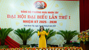 Đại hội Đại biểu Đảng bộ phường Hoài Nhơn Tây lần thứ I, nhiệm kỳ 2025 - 2030