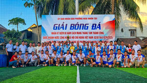 Giải bóng đá nhân kỷ niệm 80 năm Cách mạng tháng Tám thành công, Quốc khánh nước Cộng hòa xã hội chủ nghĩa Việt Nam (02/9/1945 - 02/9/2025) - Chào mừng Đại hội Đại biểu Đảng bộ phường Hoài Nhơn Tây lần thứ I