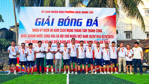 Giải bóng đá nhân kỷ niệm 80 năm Cách mạng tháng Tám thành công, Quốc khánh nước Cộng hòa xã hội chủ nghĩa Việt Nam (02/9/1945 - 02/9/2025) - Chào mừng Đại hội Đại biểu Đảng bộ phường Hoài Nhơn Tây lần thứ I