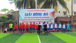 Giải bóng đá nhân kỷ niệm 80 năm Cách mạng tháng Tám thành công, Quốc khánh nước Cộng hòa xã hội chủ nghĩa Việt Nam (02/9/1945 - 02/9/2025) - Chào mừng Đại hội Đại biểu Đảng bộ phường Hoài Nhơn Tây lần thứ I